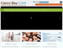 Tablet Screenshot of cascobaycan.org